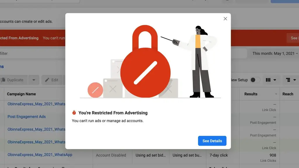 What Does It Mean If a Facebook Ad Account is Disabled?