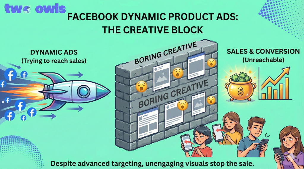 Boring creative does not get you sales