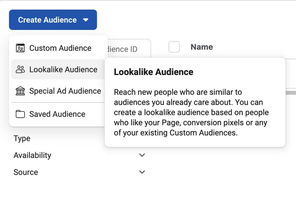 #6 Create Lookalike Audiences