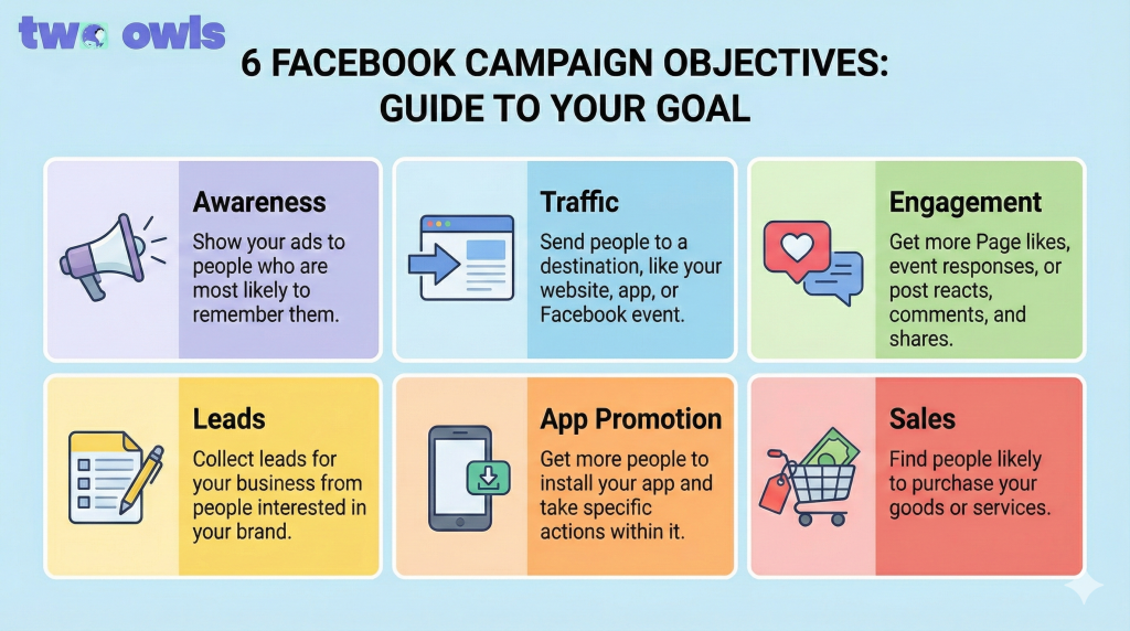Facebook campaign objectives