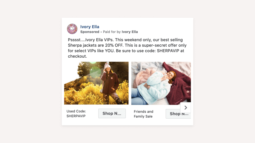 #13 Feature Best-Selling Products black friday facebook ads