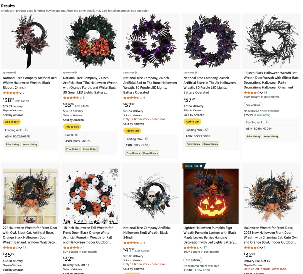 Halloween Wreaths