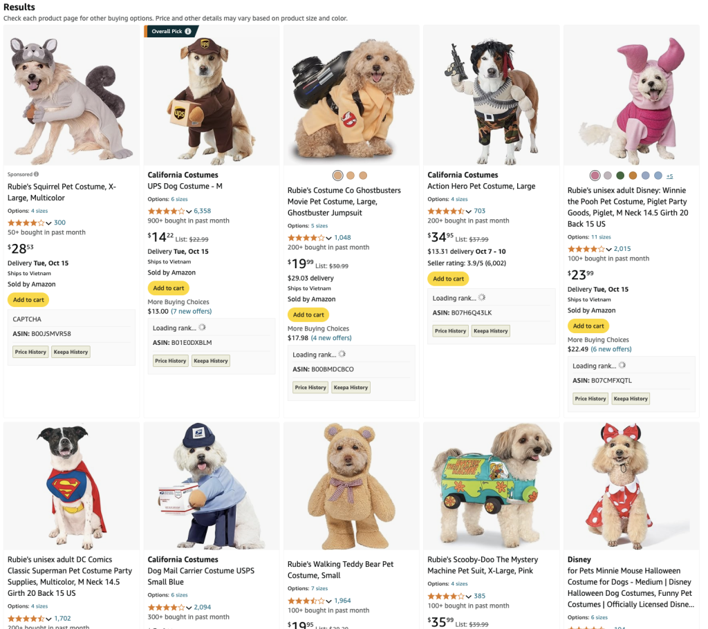 Pet Costumes