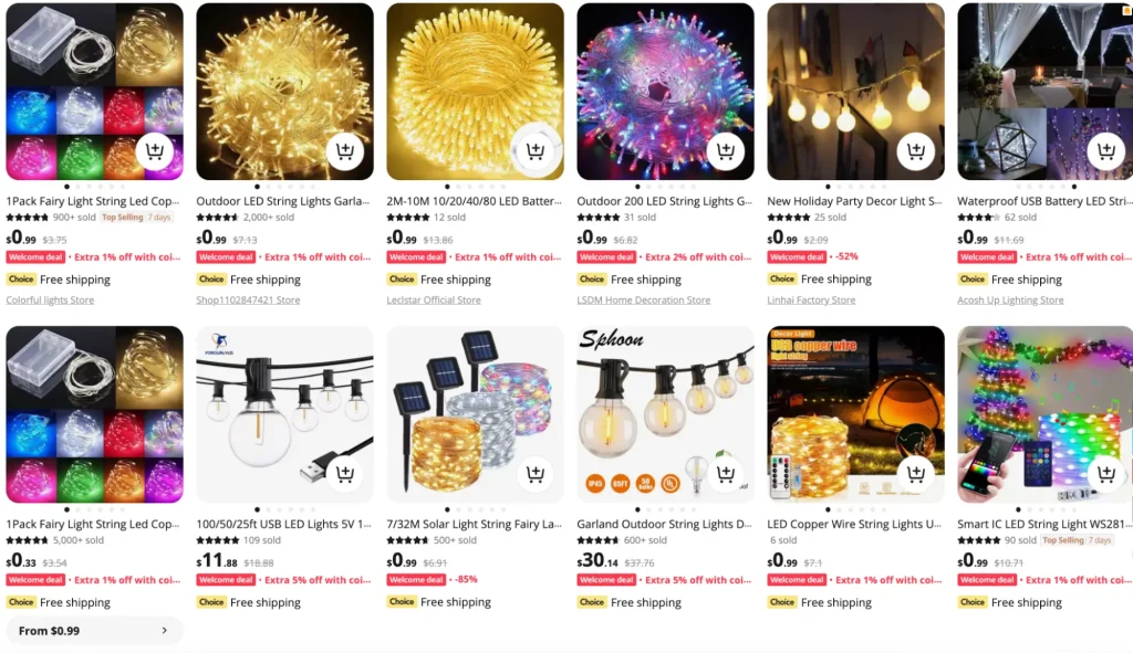 LED Fairy Lights q4 dropshipping