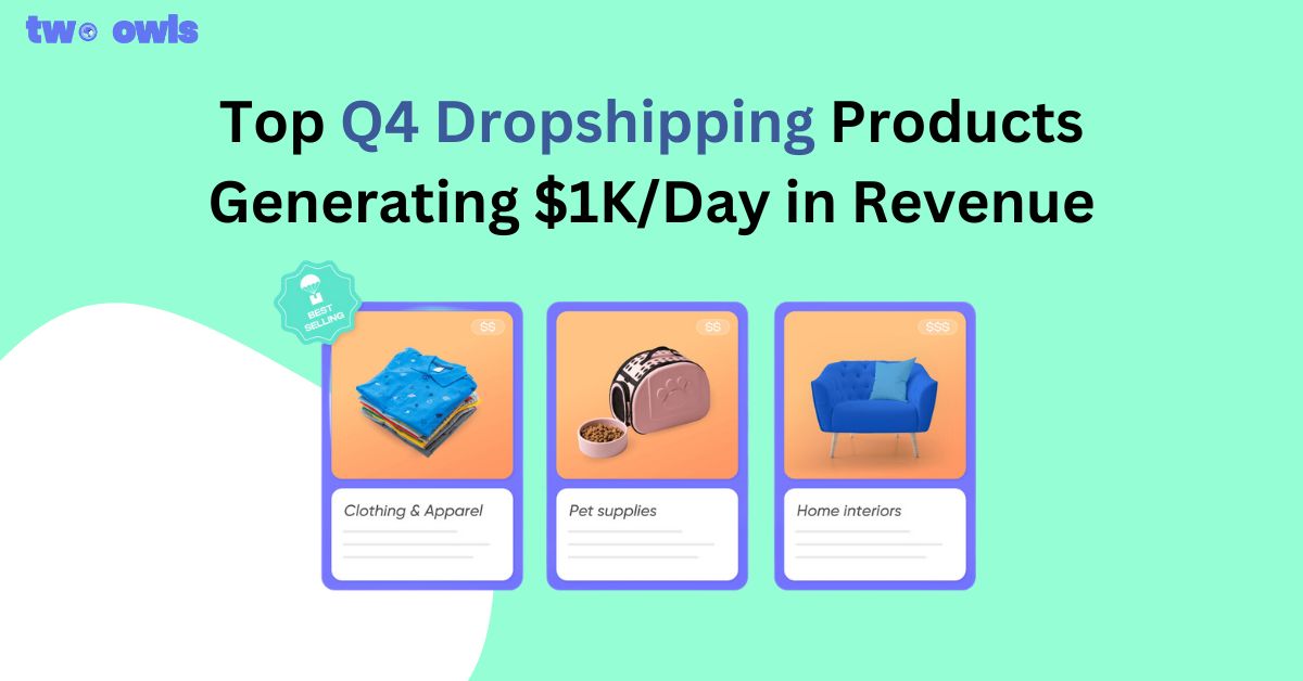 Top Q4 Dropshipping Products Generating $1K/Day in Revenue