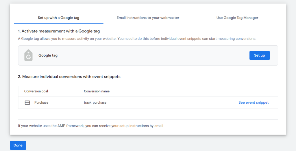 Use Google Tag Manager (GTM):