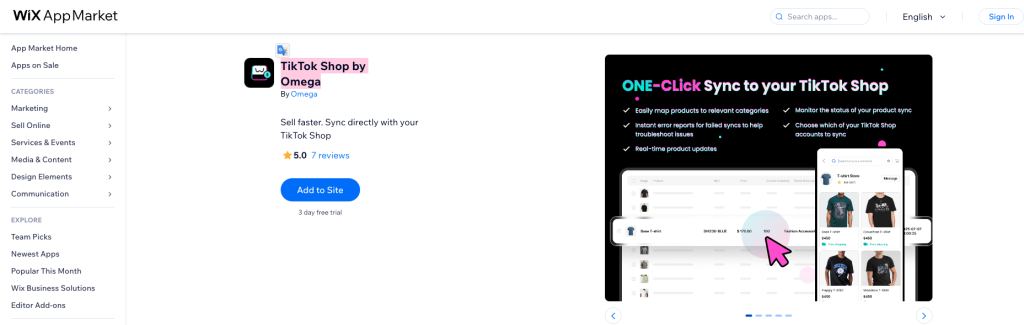 Connect Using the TikTok Shop Connector by Omega (Recommended for Automation)
