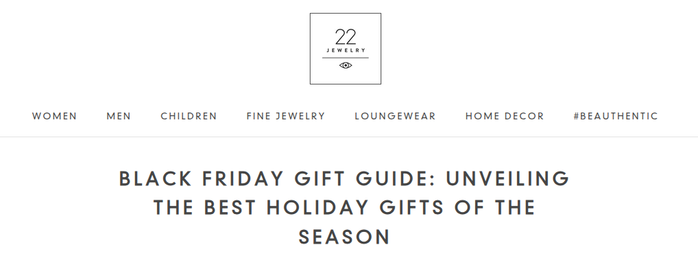 Create gift guides to drive bundle purchases