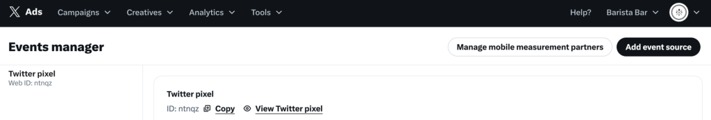 Find Your Twitter Pixel ID