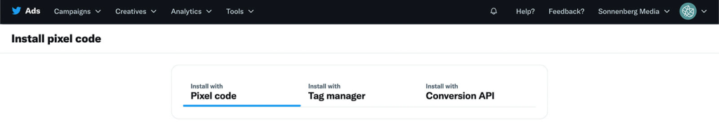 Install with Pixel code