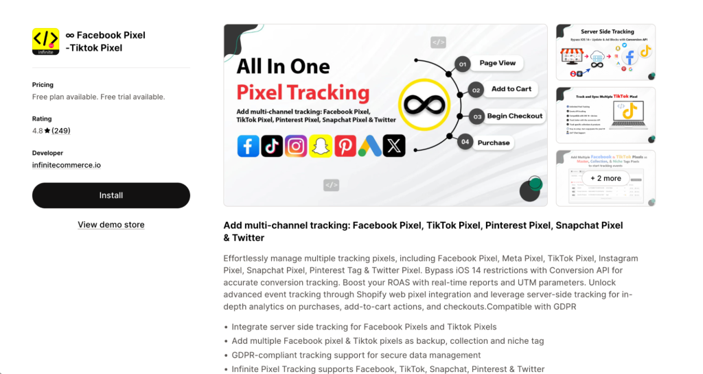 Facebook Pixel – TikTok Pixel