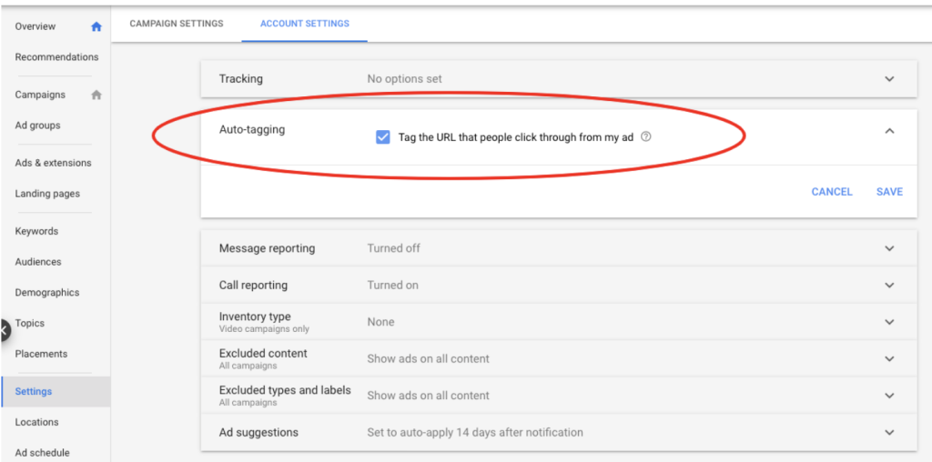 Auto-Tagging or GCLID Isn't Working Properly