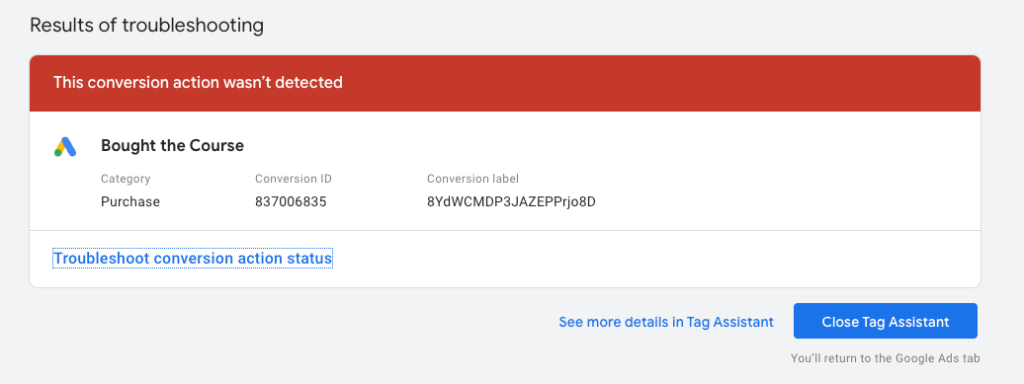 How to Tell if Google Ads Conversion Tracking Not Working