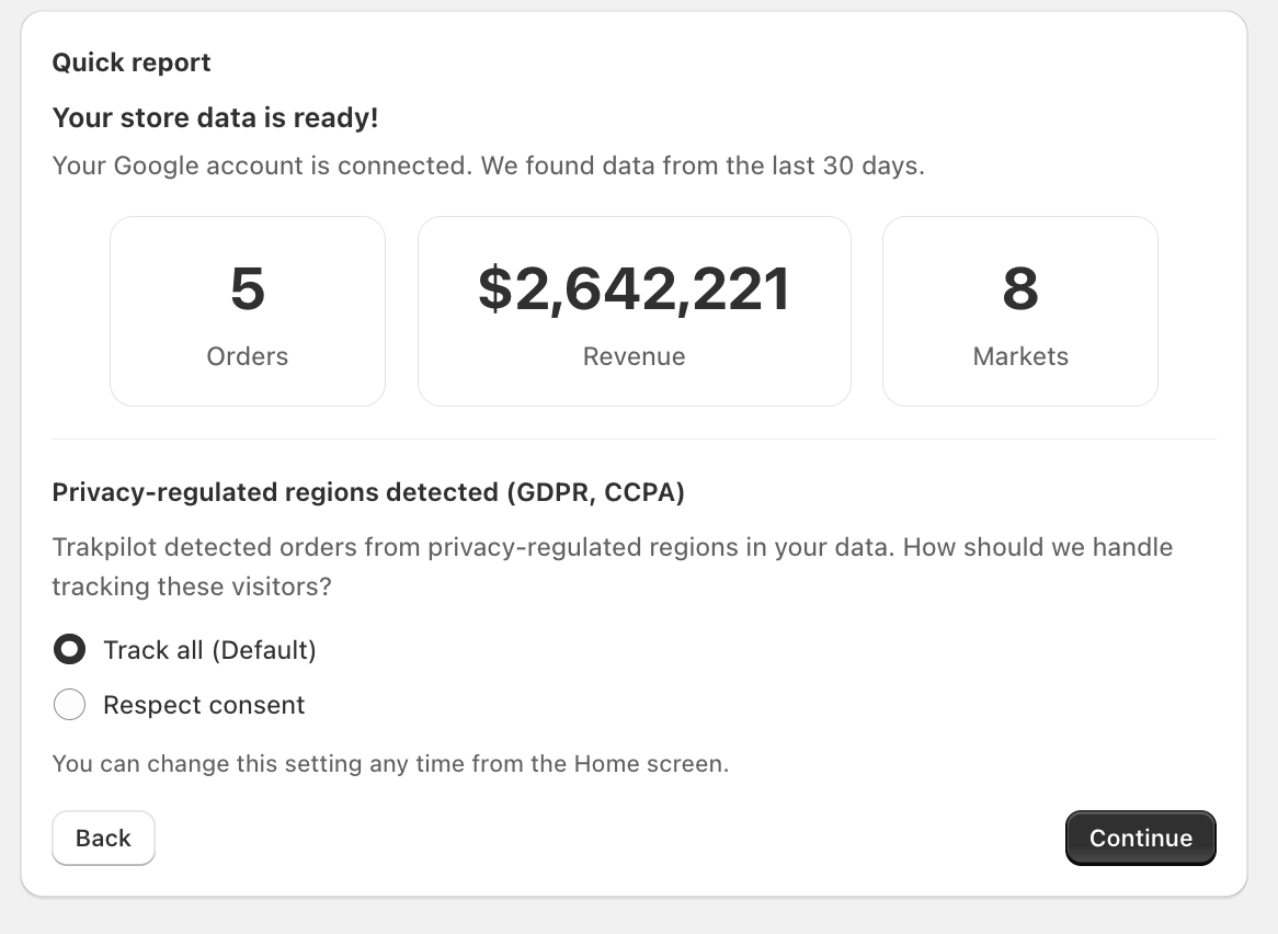Privacy-regulated regions detected