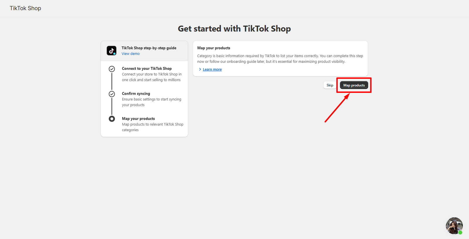 Map your product categories
