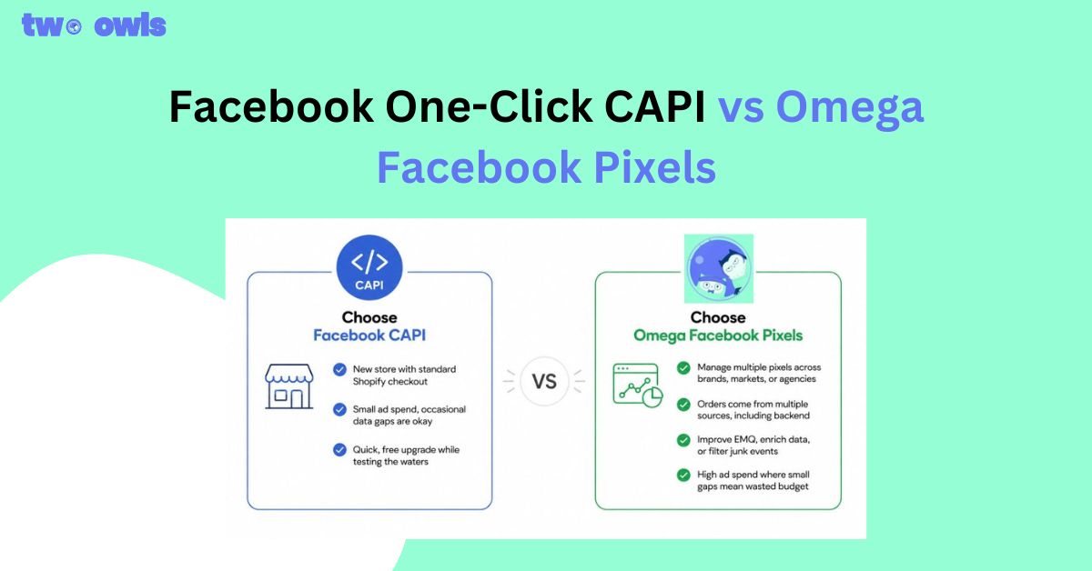 Facebook One-Click CAPI vs Omega Facebook Pixels: Which Is Better for Shopify?