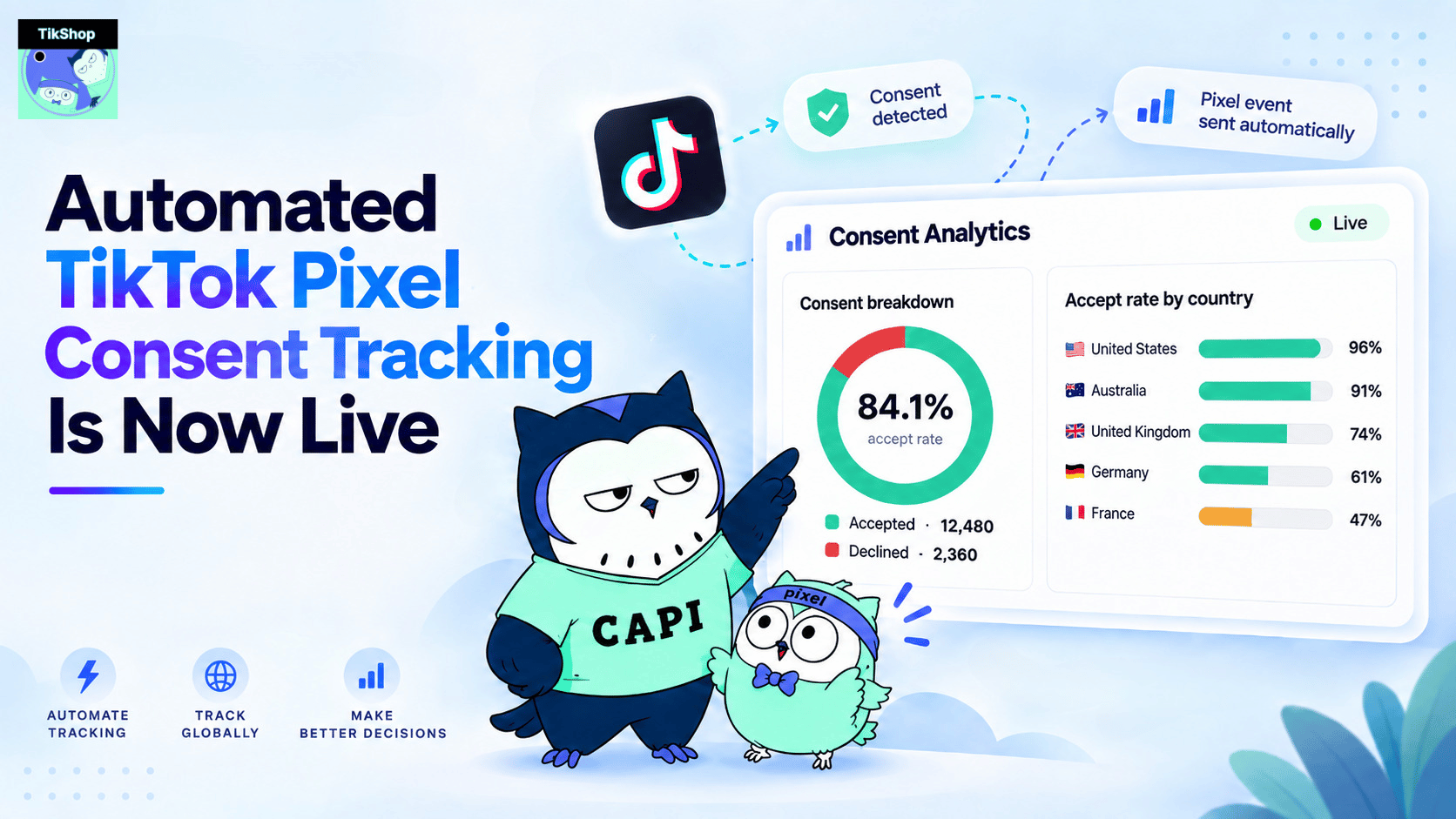 Automated TikTok Pixel Consent Tracking Is Now Live