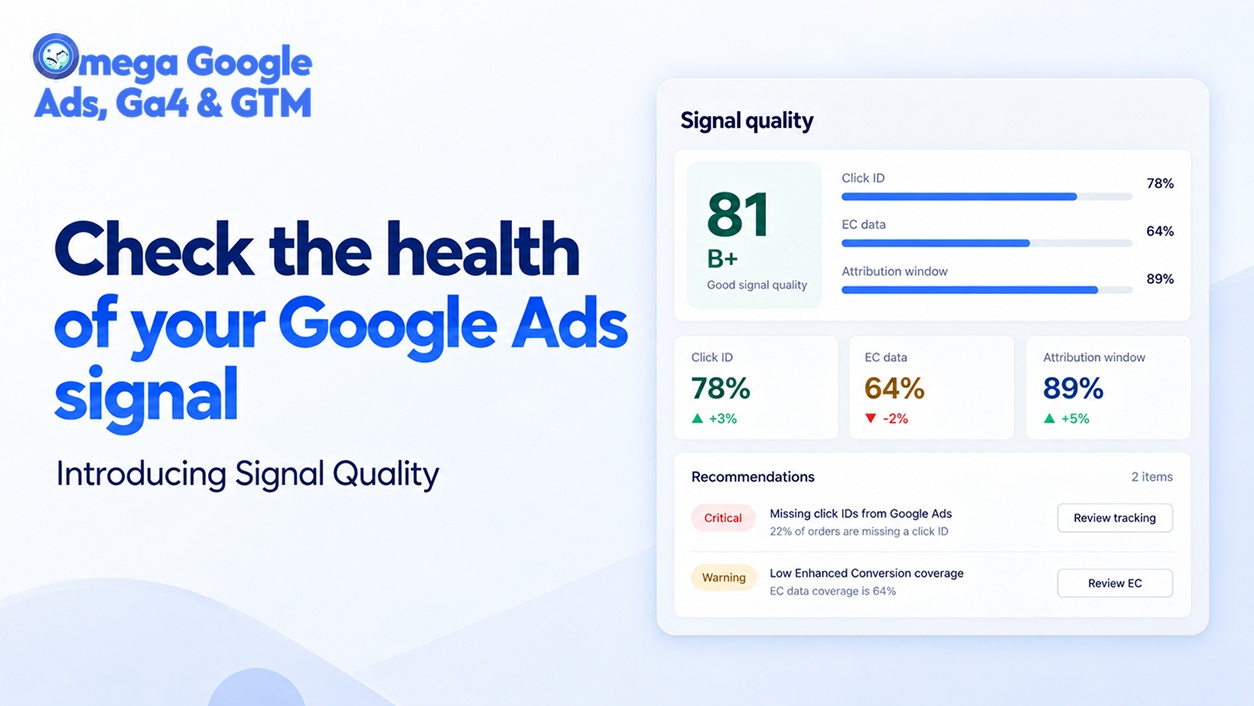 Ensure Google Ads Recognizes Every Sale: Introducing Signal Quality