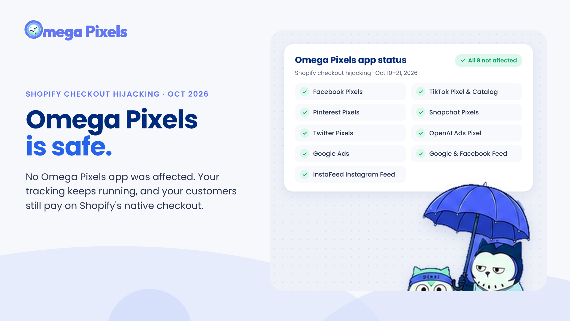 Are Omega Pixels Safe After the Shopify Checkout Hijacking? Yes, Here's Why